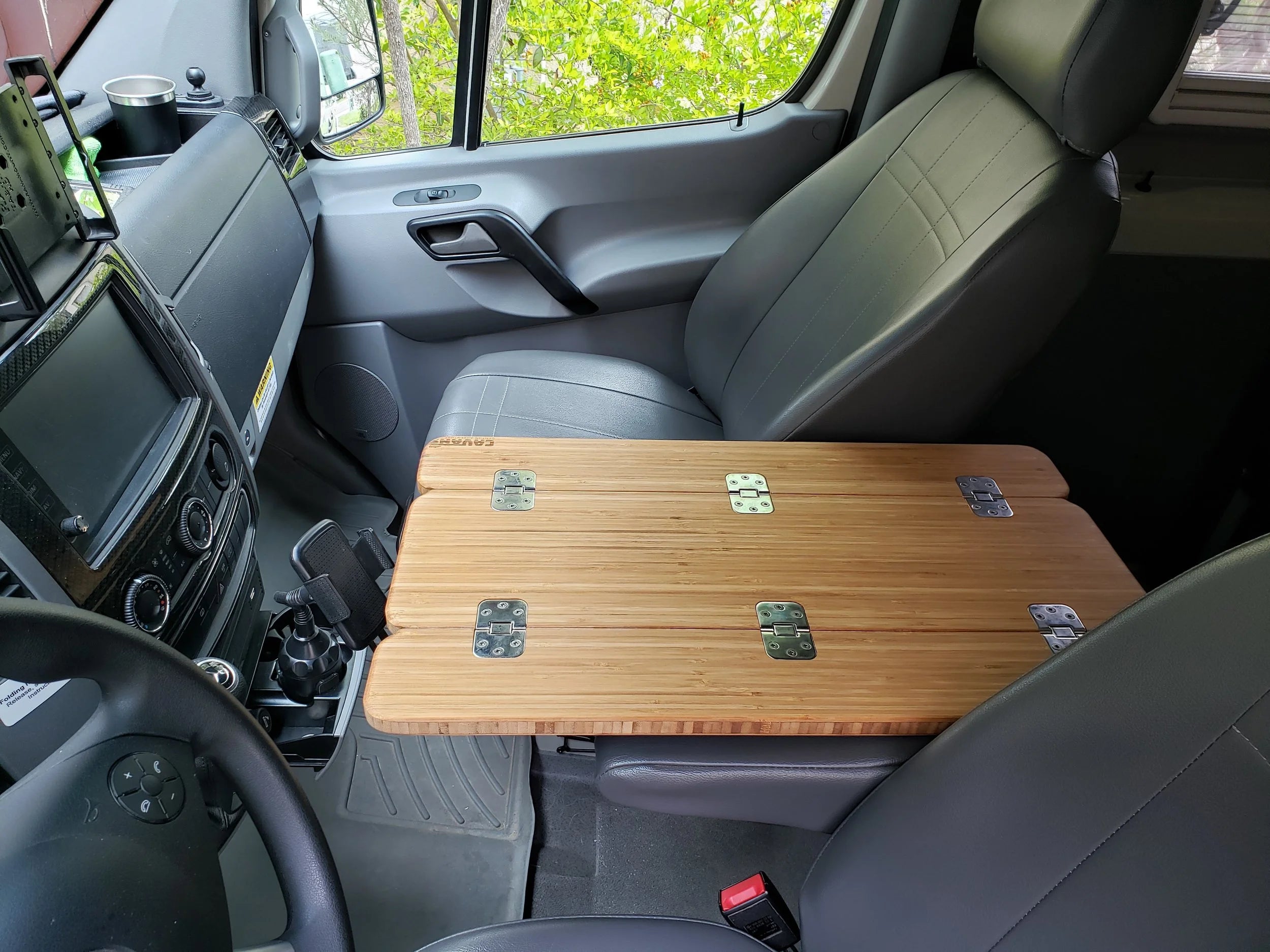 CARAMELIZED - Bamboo Trifold Table Top 16" x 27"
