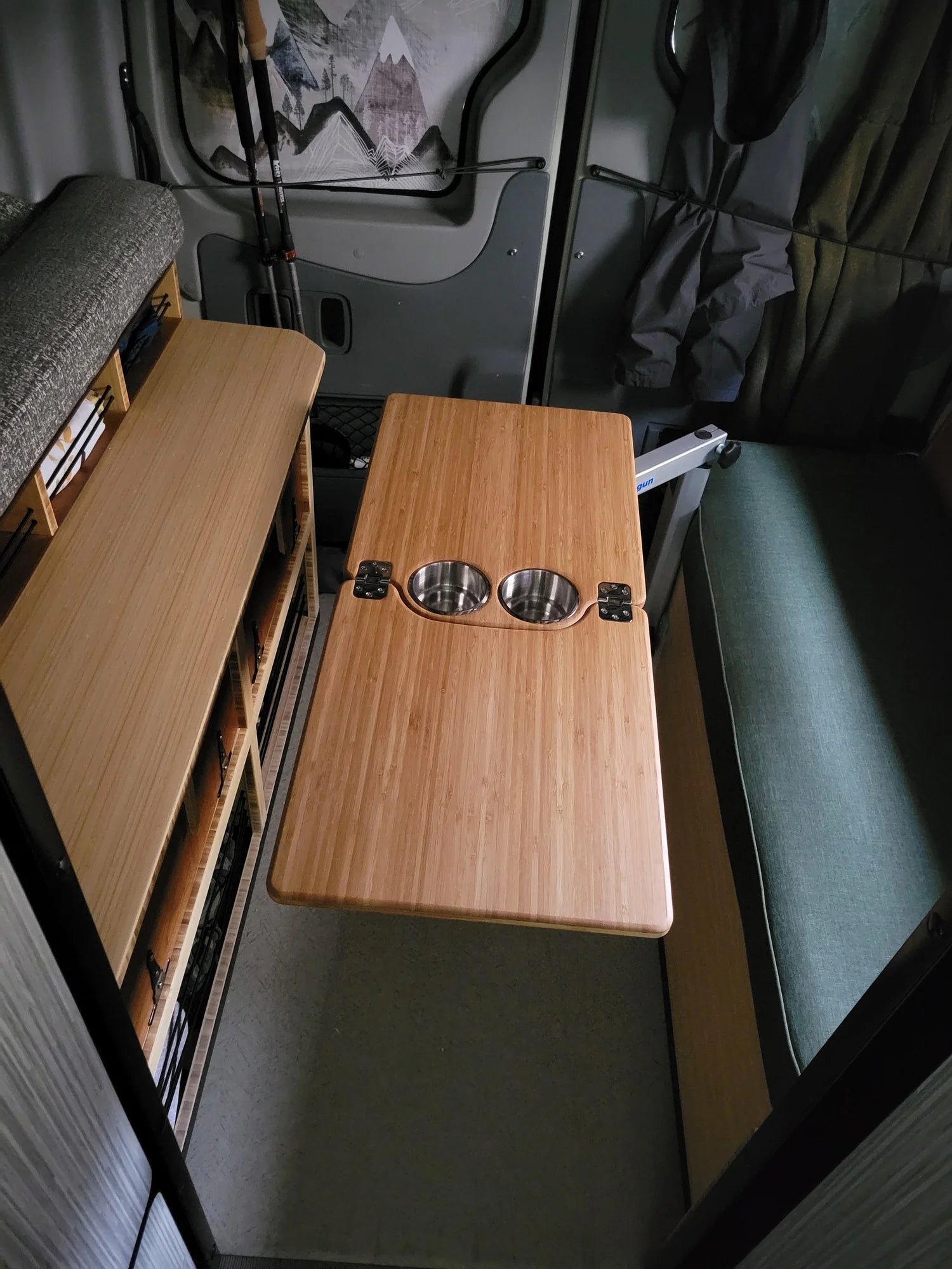 CARAMELIZED - Bamboo Bifold Table Top 15"x34"