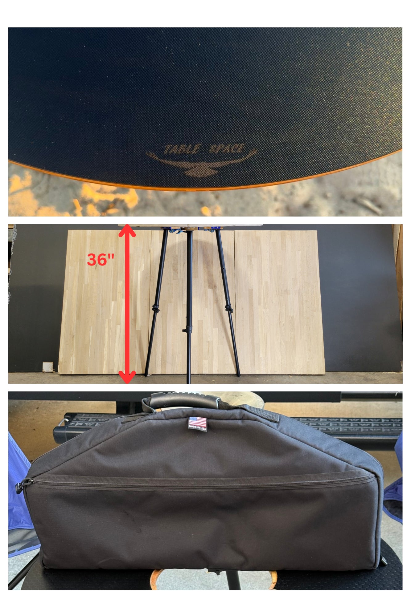 Pi-Fold Compact Table