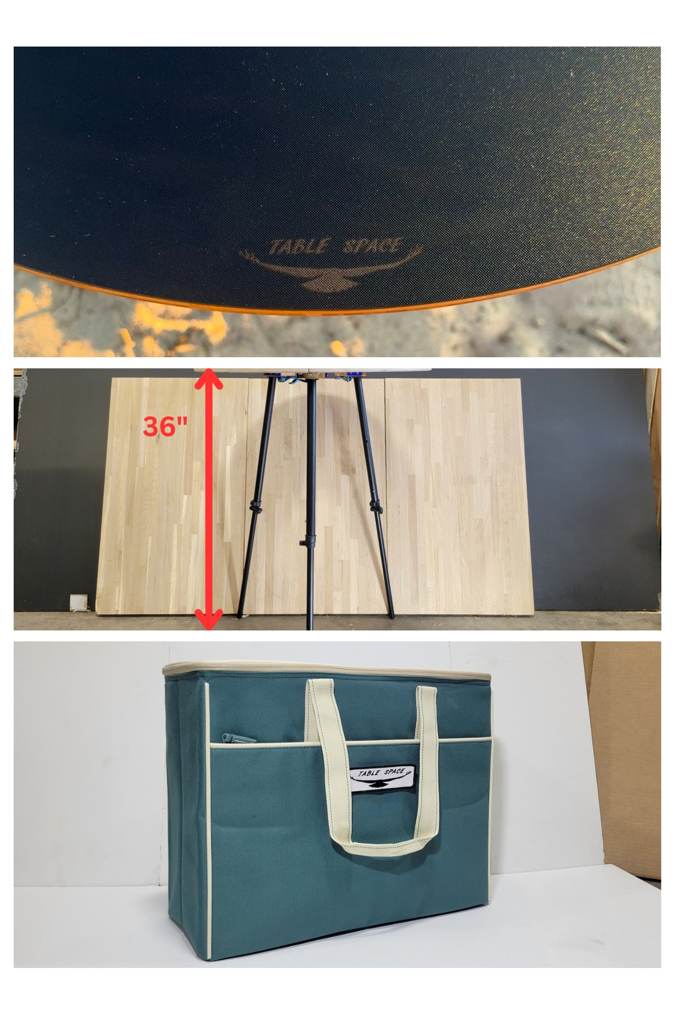 Pi-Fold Compact Table
