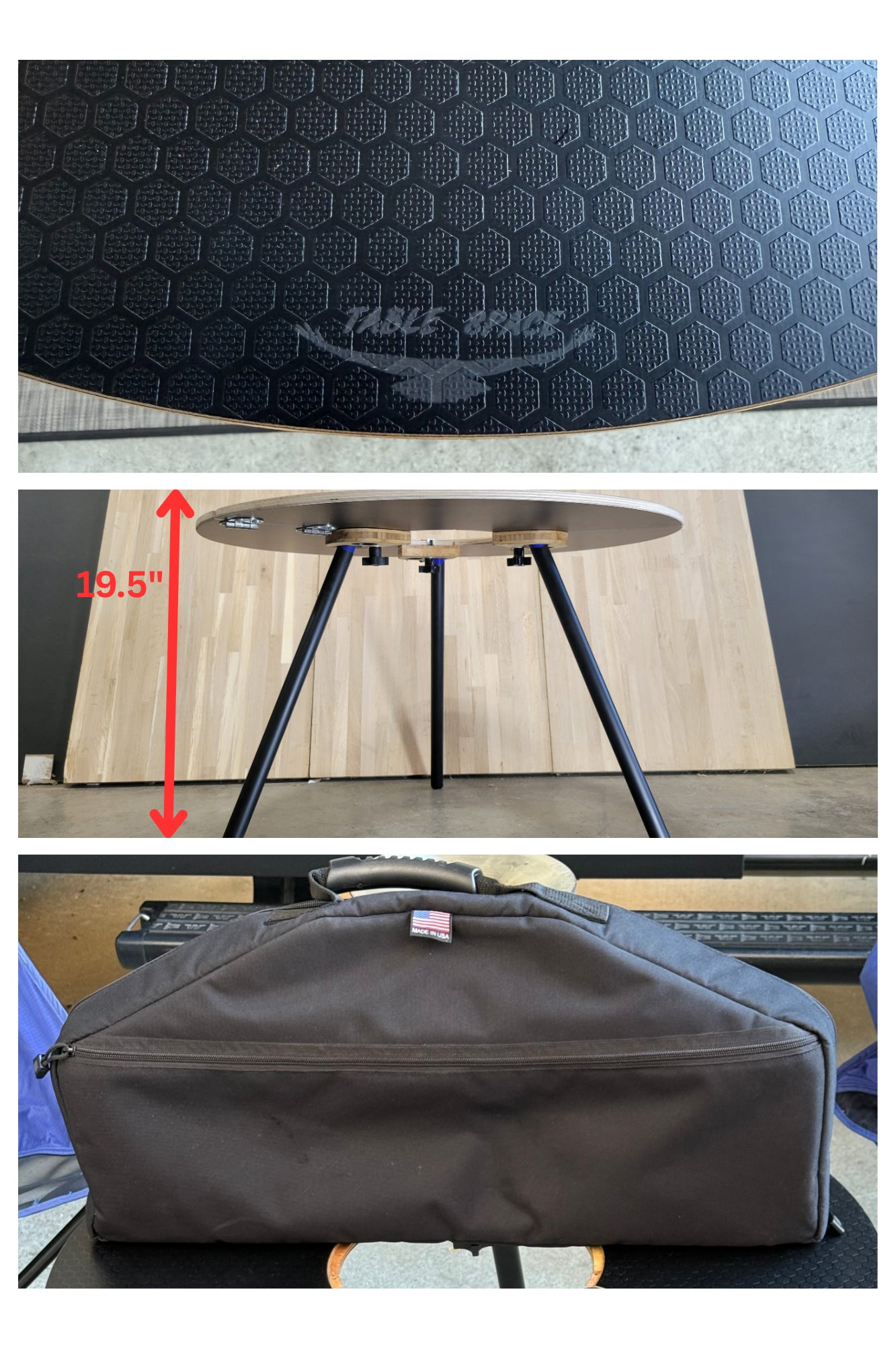Pi-Fold Compact Table
