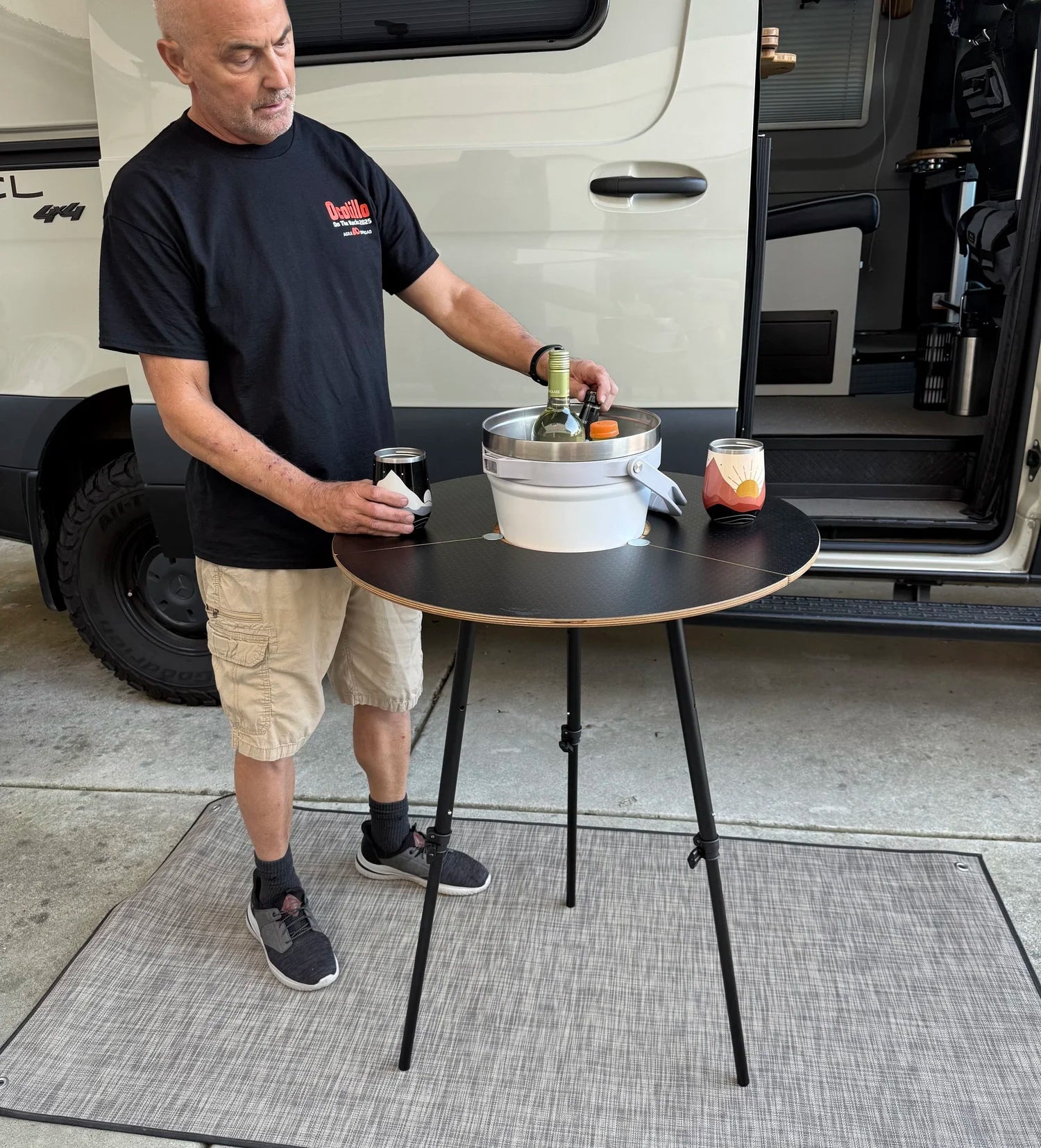 Adjustable Leg Replacements for Pi-Fold Compact Table