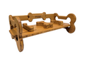 Personalized Bamboo Adjustable Dog Food Bowl Tray