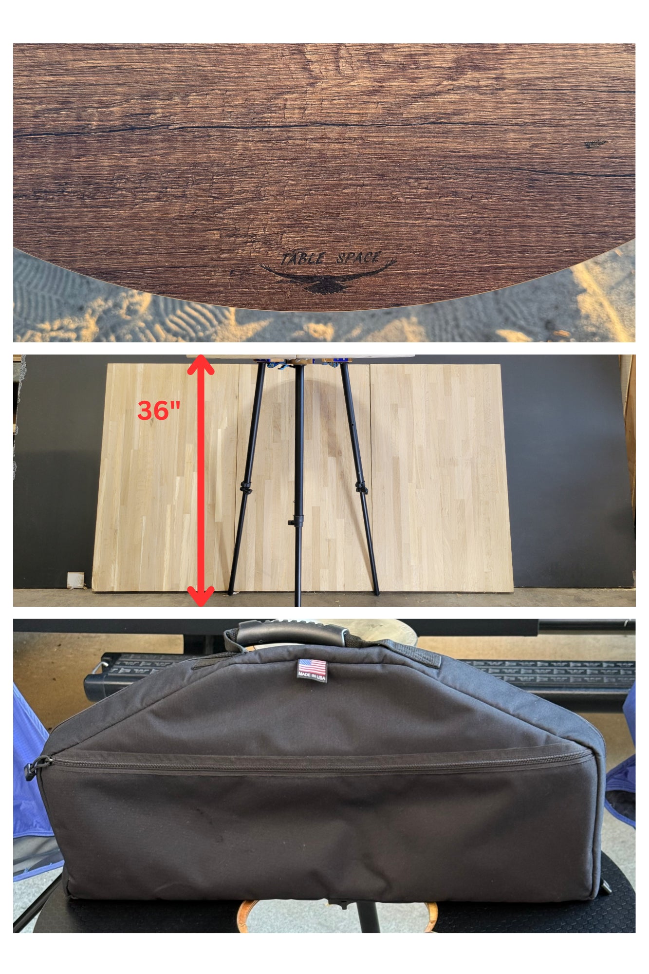 Pi-Fold Compact Table