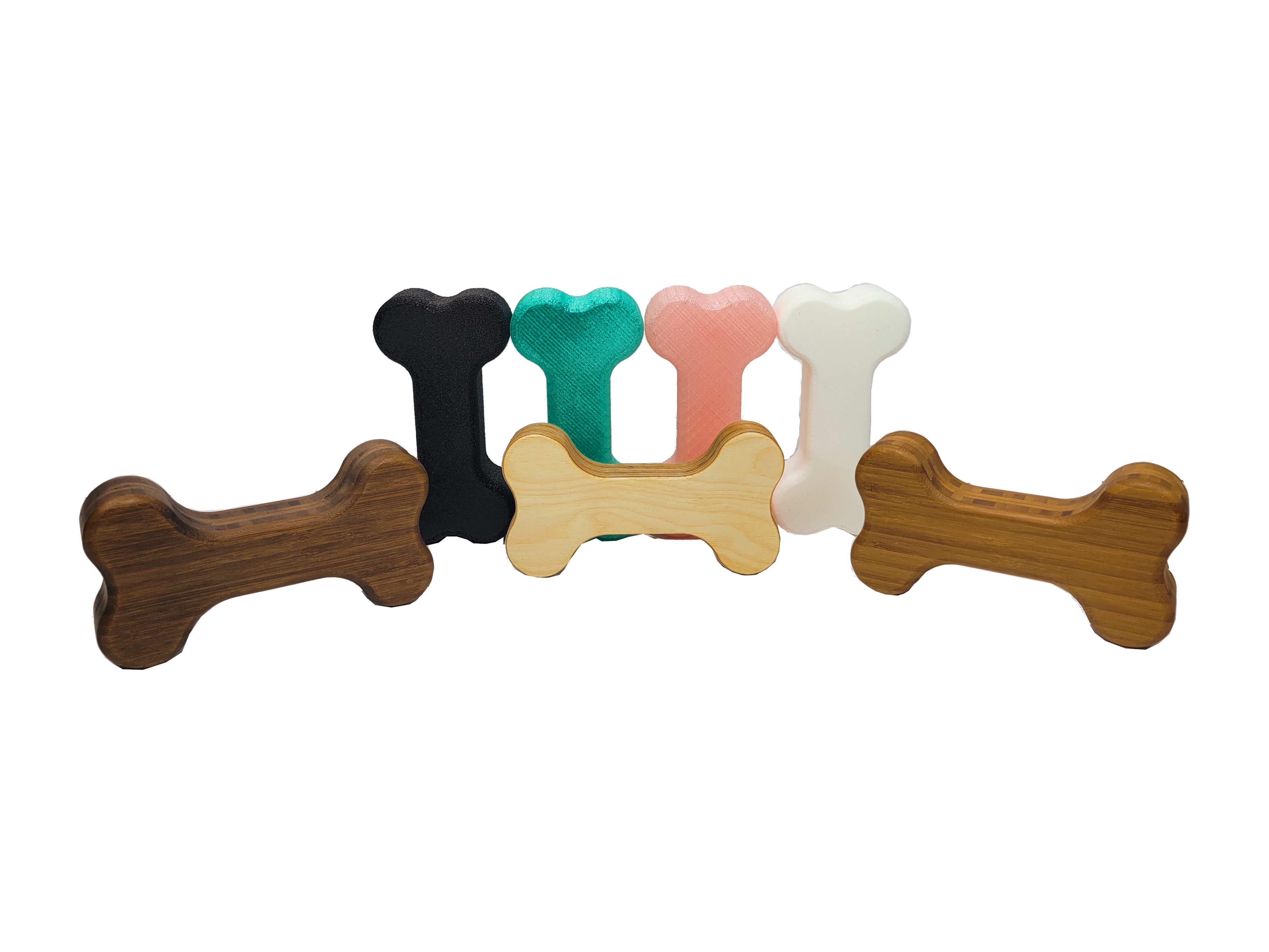 Personalized Baltic Birch Adjustable Dog Food Bowl Tray Holder